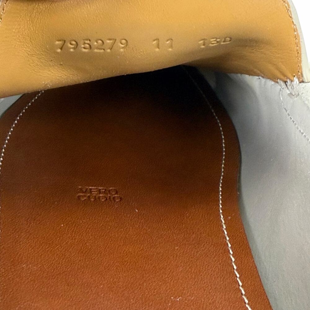 Gucci Byorn Guccisima Horsebit Suede Driver Loafer Oatmeal Size 11.5 - Picture 13 of 15